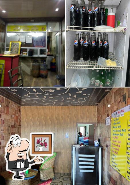 The interior of Kolkata Lazeez