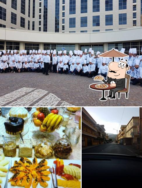 Questa è la foto che presenta la esterno e bevanda di Lido Hotel Pegaso