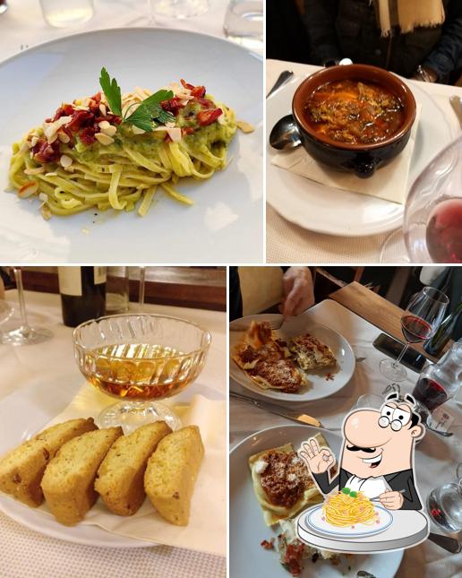 Spaghetti alla carbonara al Trattoria da Paolino