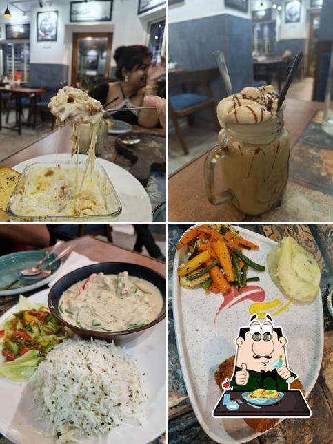 Food at Blue Mug Cafe