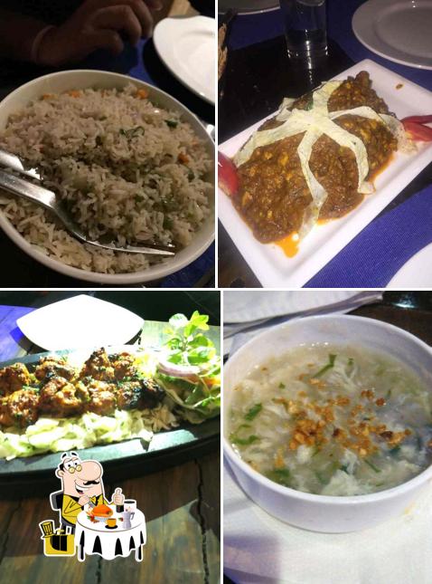 Food at Kapil Dev's Elevens