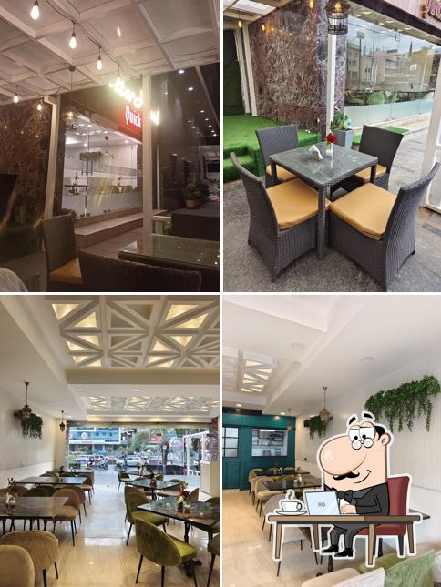 The interior of Pista House Premium Tea & Snacks