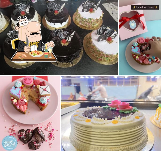 Food at BlueBerry Bakery