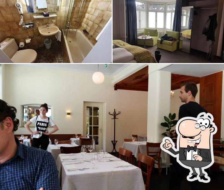 Gli interni di Restaurant Drei Könige