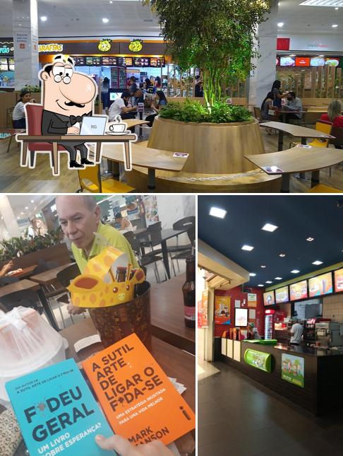 Veja imagens do interior do Giraffas Taguatinga Shopping