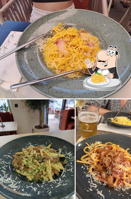 Spaghetti alla carbonara al Padela