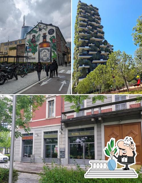 Goditi la vista dagli esterni di Naturale