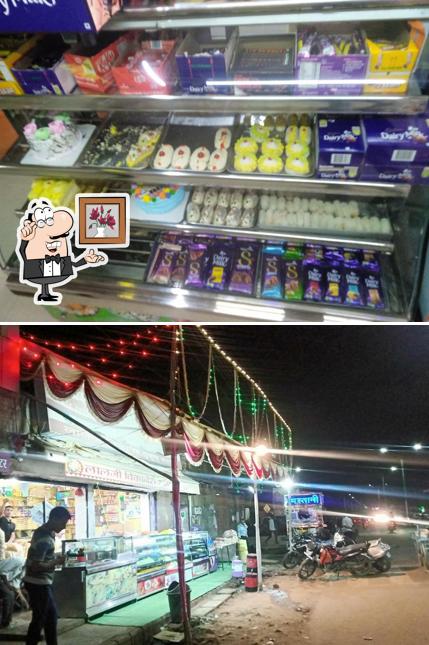 Check out how Lala Ji Bikaner Sweet Mart looks inside