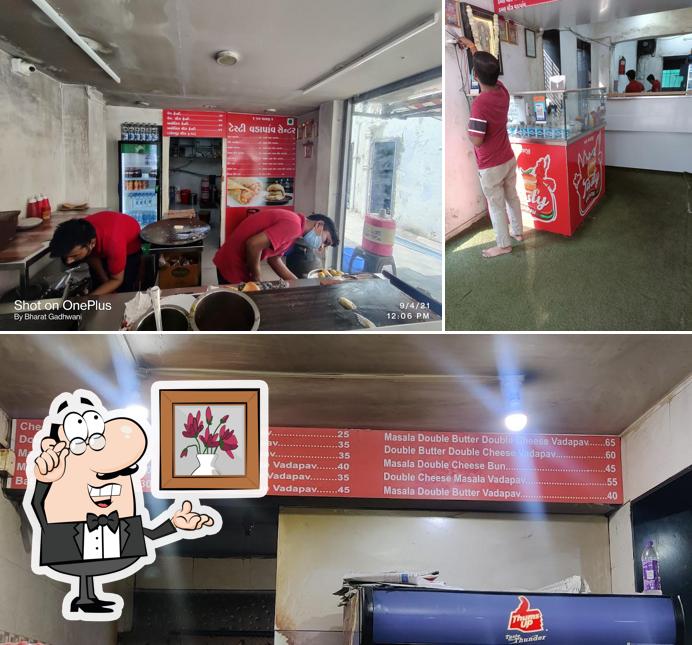 The interior of Tasty Vadapav