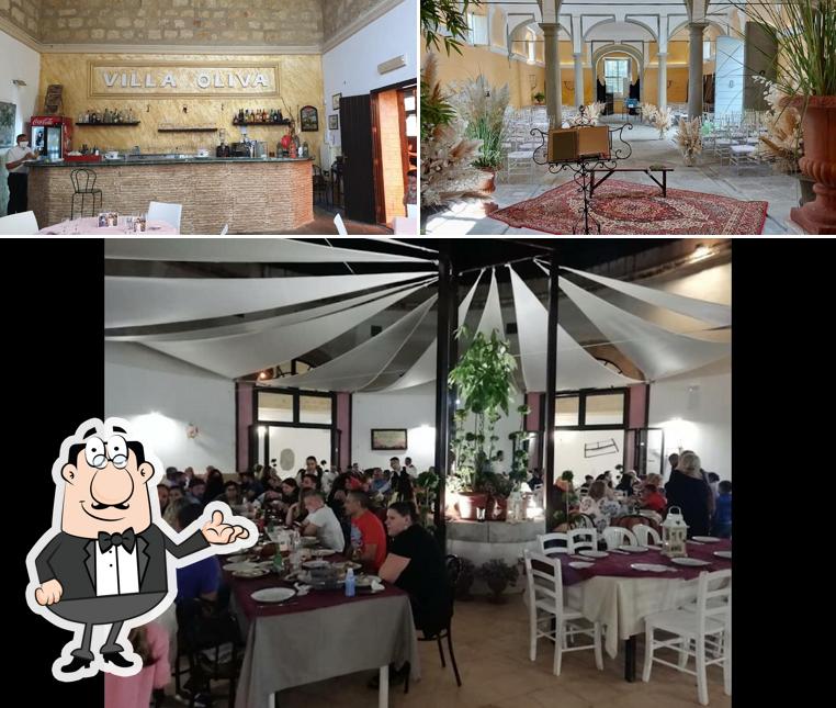 Gli interni di Villa Oliva