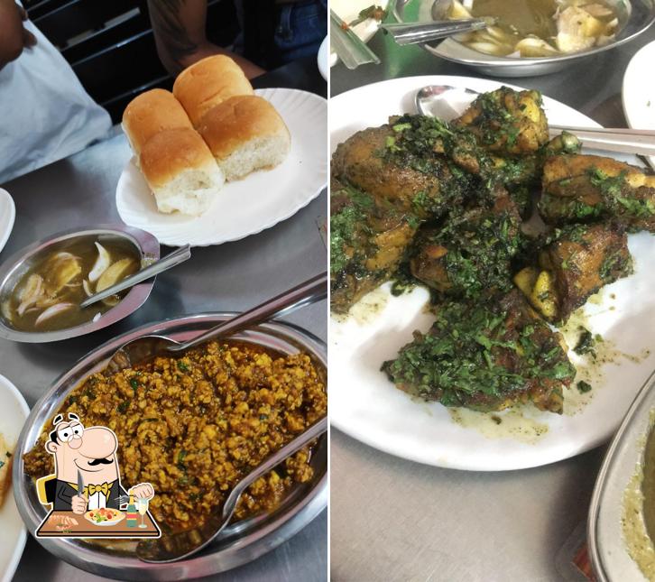 Food at Bajrang Hotel