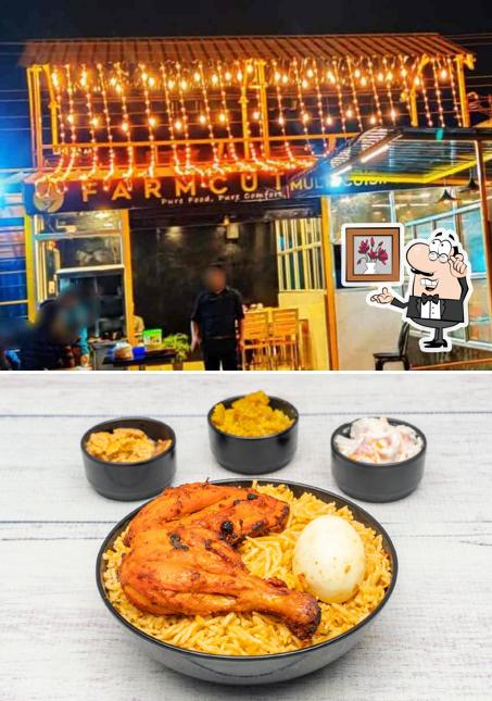 The interior of Farm Cut Multicuisine Restaurant