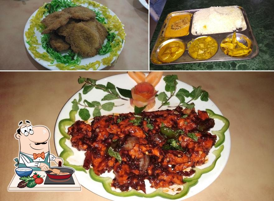 Chicken curry at Hotel Sri Gajanan