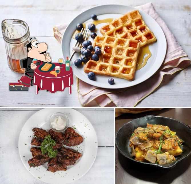 Waffles at Rosies Cafe