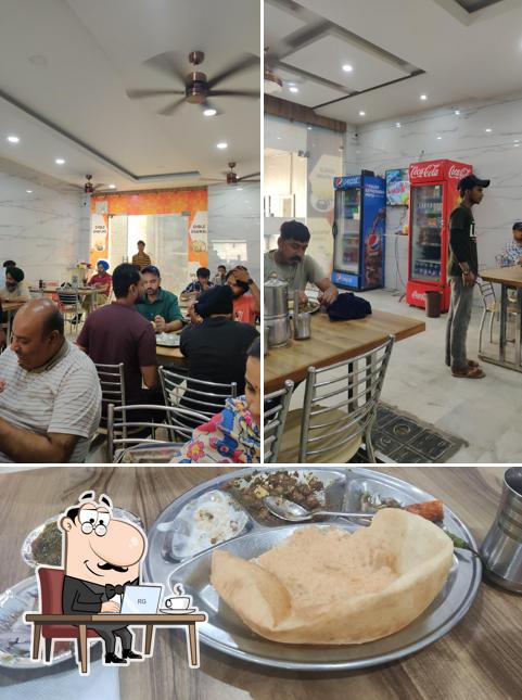 Among various things one can find interior and food at Tasty corner