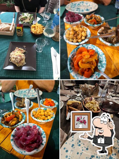 Gli interni di Trattoria Tutti 'ccà