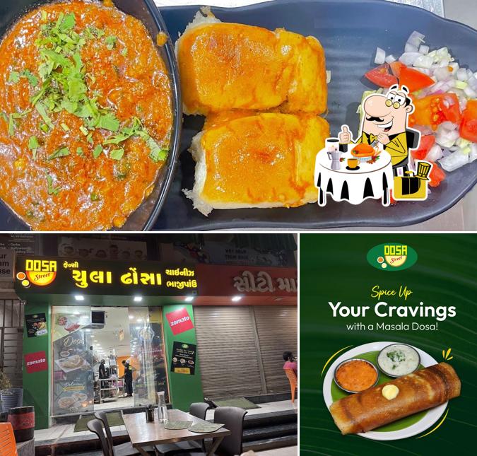 Among different things one can find food and interior at Dosa Street