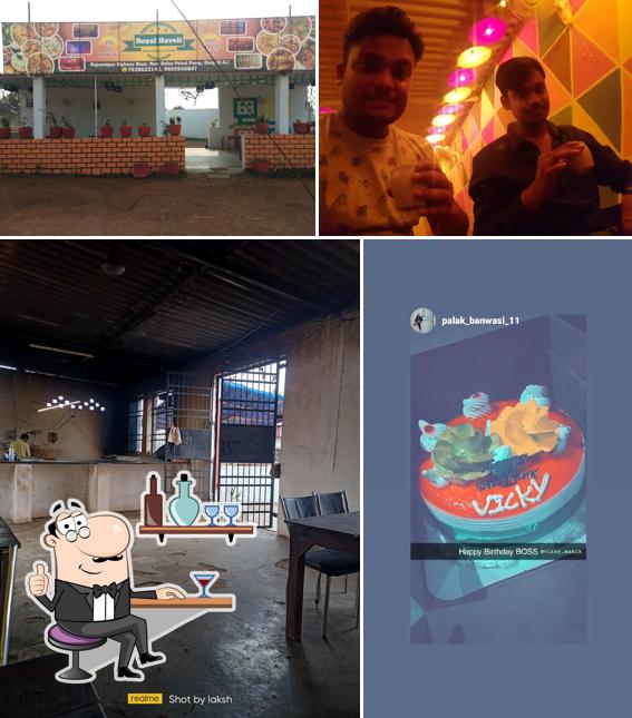 Take a seat at one of the tables at ROYAL HAVELI DHABA