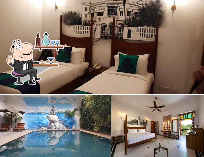 The interior of Grand Hotel D' Europe