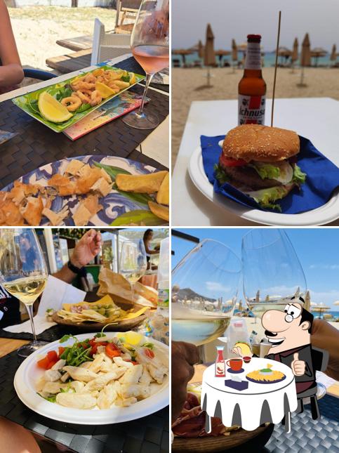 Piatto di formaggi al Pia Beach