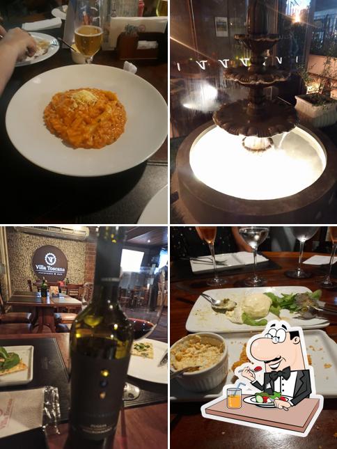 Comida em Villa Toscana