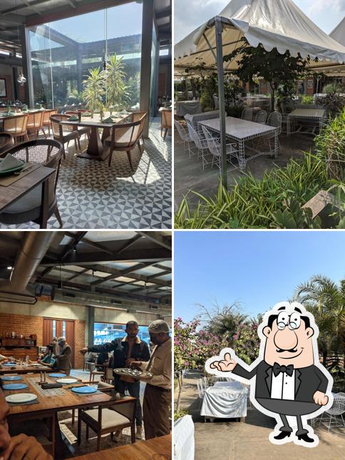 The interior of Under The Neem Trees