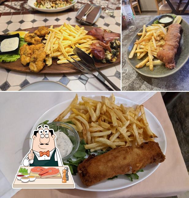 Fish and chips al Konoba Ispod ure