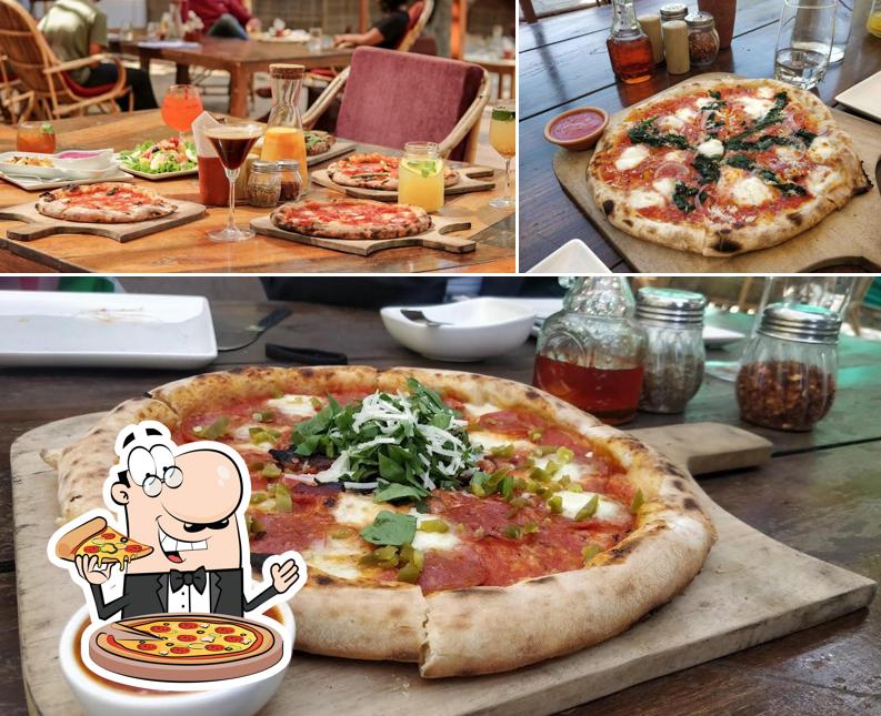 Try out different kinds of pizza