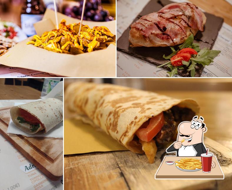 Patatine fritte al Piada Concept