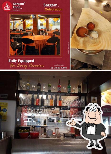 The interior of Sargam Food