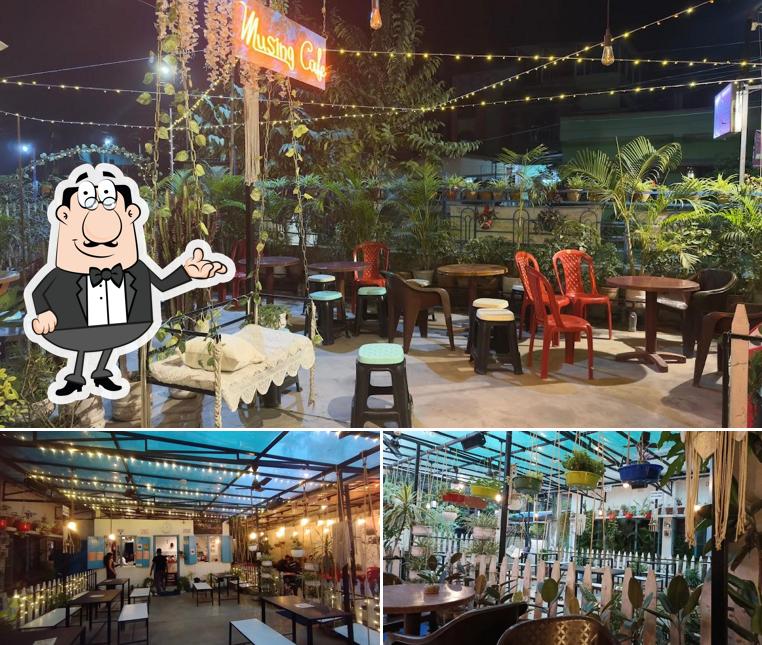 The interior of Musing Cafe