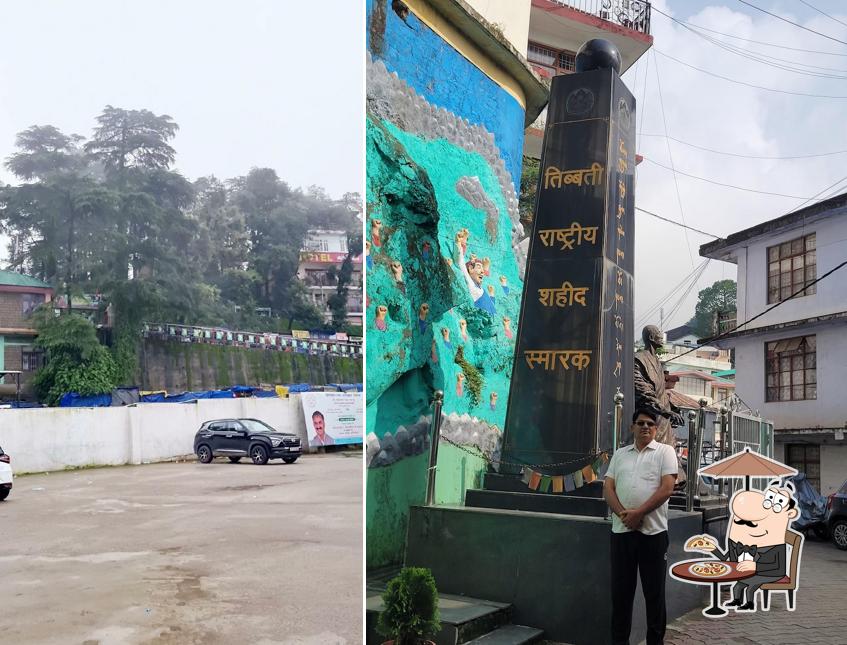 The exterior of Macklore ganj dhramsala