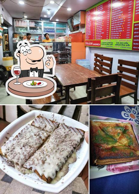 The photo of Shyam sandwich’s food and interior