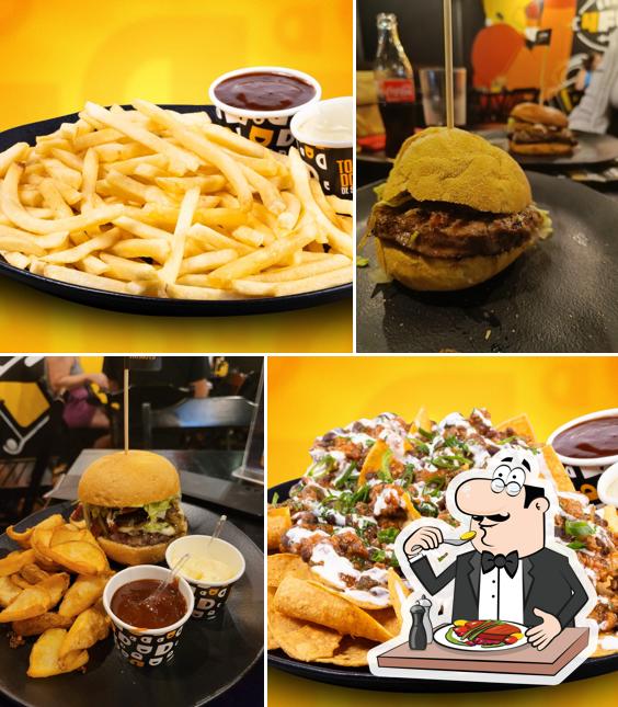 Sanduíche de carne de porco desfiada em Burger4Fun Hamburgueria