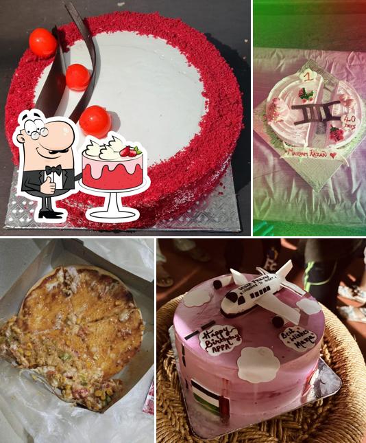 Red velvet cake at Rayz Cakes