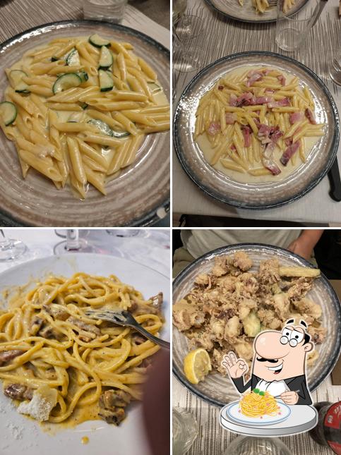Spaghetti alla carbonara al Ristorante Pizzeria lo Stravizio