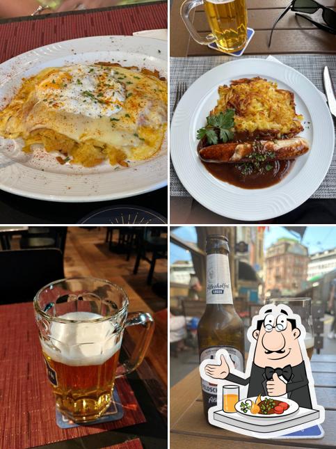 Tra le diverse cose da Bierstube zum Stadtkeller Basel si possono trovare la cibo e bevanda
