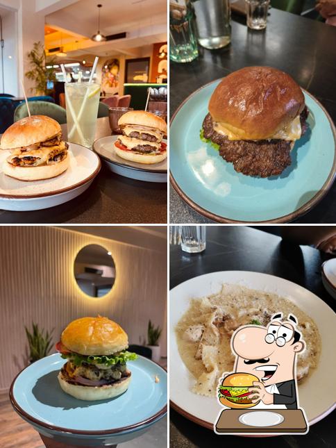 Hamburger at The Burgery In