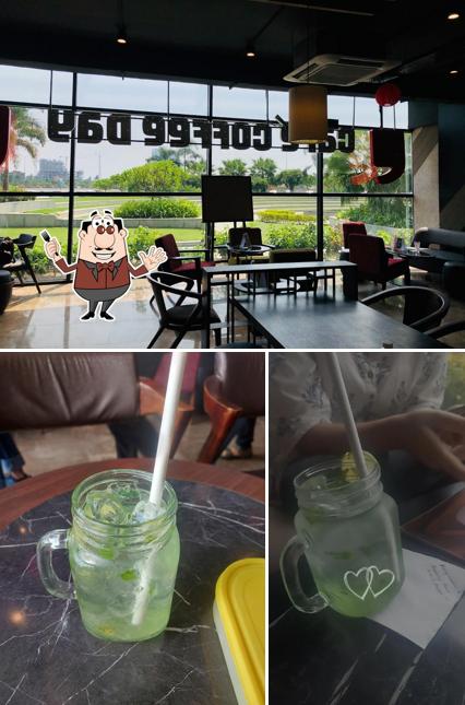 This is the photo displaying food and interior at Cafe Coffee Day Amity Library