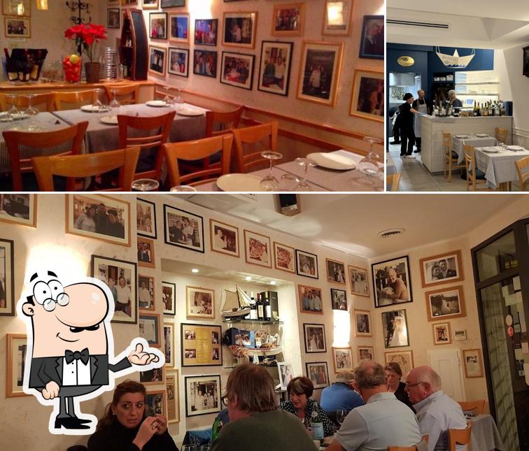 Gli interni di Da Benito e Gilberto
