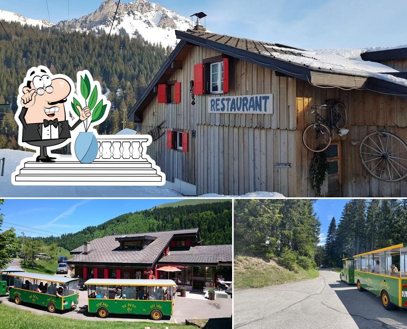 Goditi la vista dagli esterni di La Cabane du Petit Oiseau