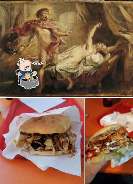 Panino con maiale stirato al Kebab Aladin vasto