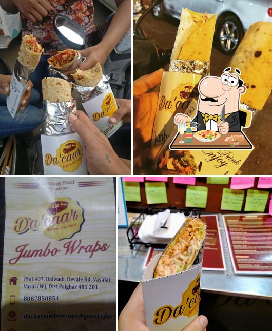 Meals at Da'Caar Jumbo Wraps