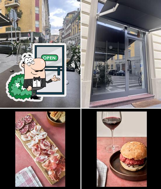 Gli esterni di Temp enoteca