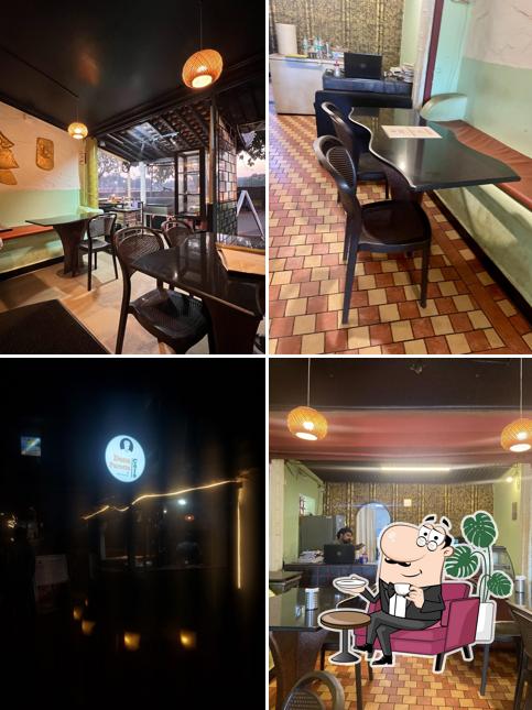 The interior of Dosa parotta cafe by Chef Aswathy