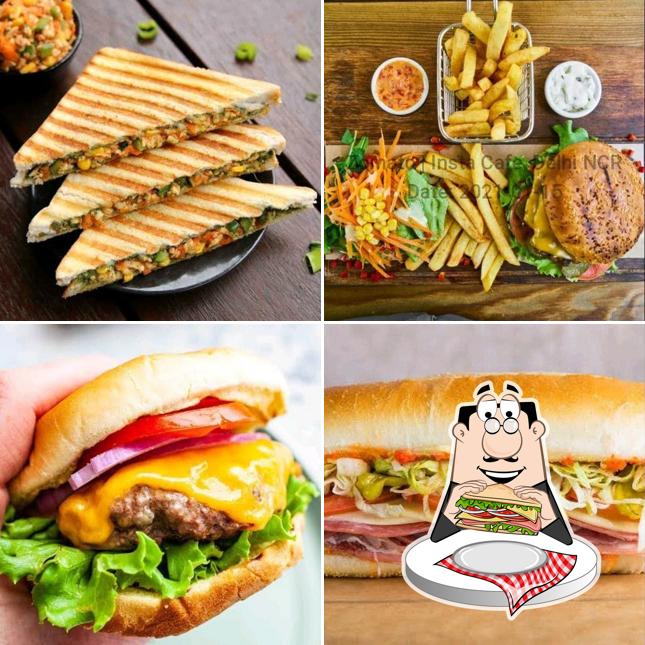 Club sandwich at Insta Cafe