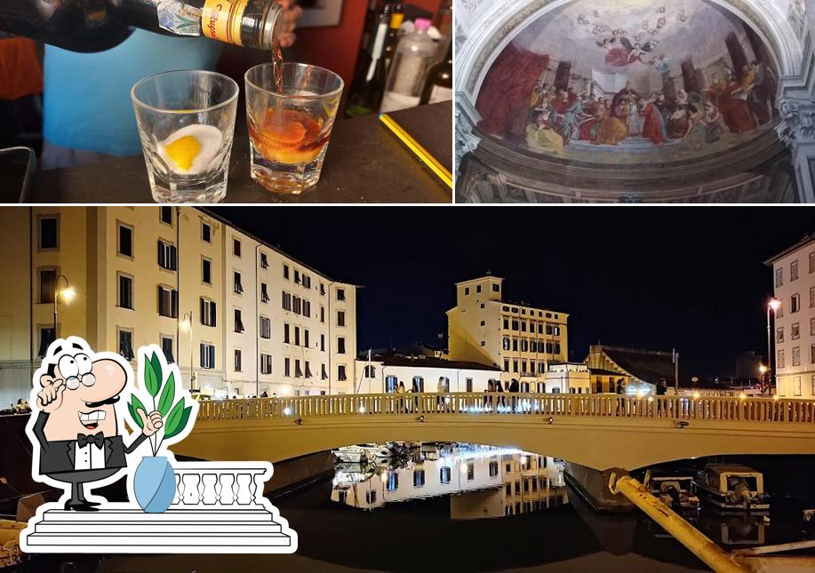 Dai un’occhiata alla immagine che raffigura la esterno e cibo di Trattoria L'antica Venezia
