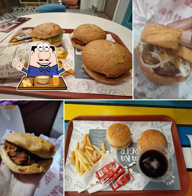 Pulled pork sandwich at Wat-a-Burger