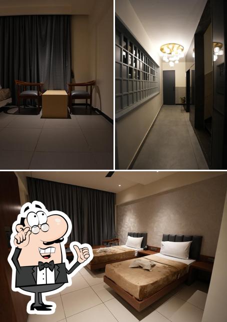 The interior of Hotel Swathi