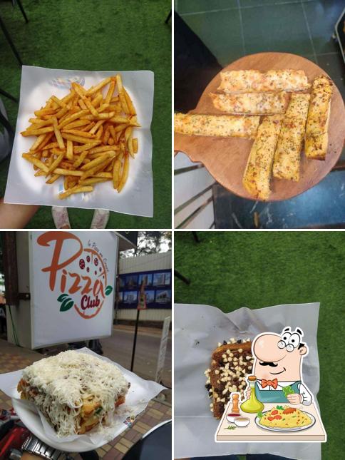 Food at Pizza Club